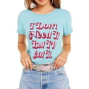 NWT Wildfox Don’t Need It No9 Tee Shirt Small